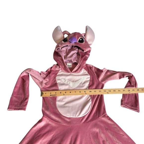 Disney Lilo and Stitch Spirit Halloween Angel Dress Costume Pink Medium Dress Up - Picture 4 of 7